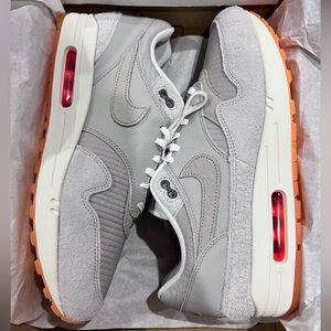 Nike Air Max 1 Premium Light Iron Ore Total Orange